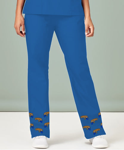 Bluey Lizard  Scrub Pant