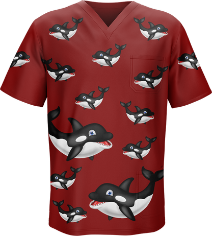 Orca Whale Scrubs