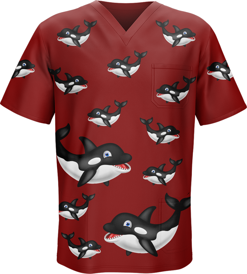 Orca Whale Scrubs