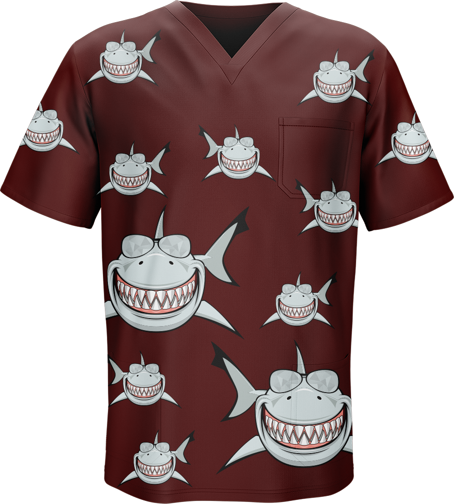 Snazzy Shark Scrubs