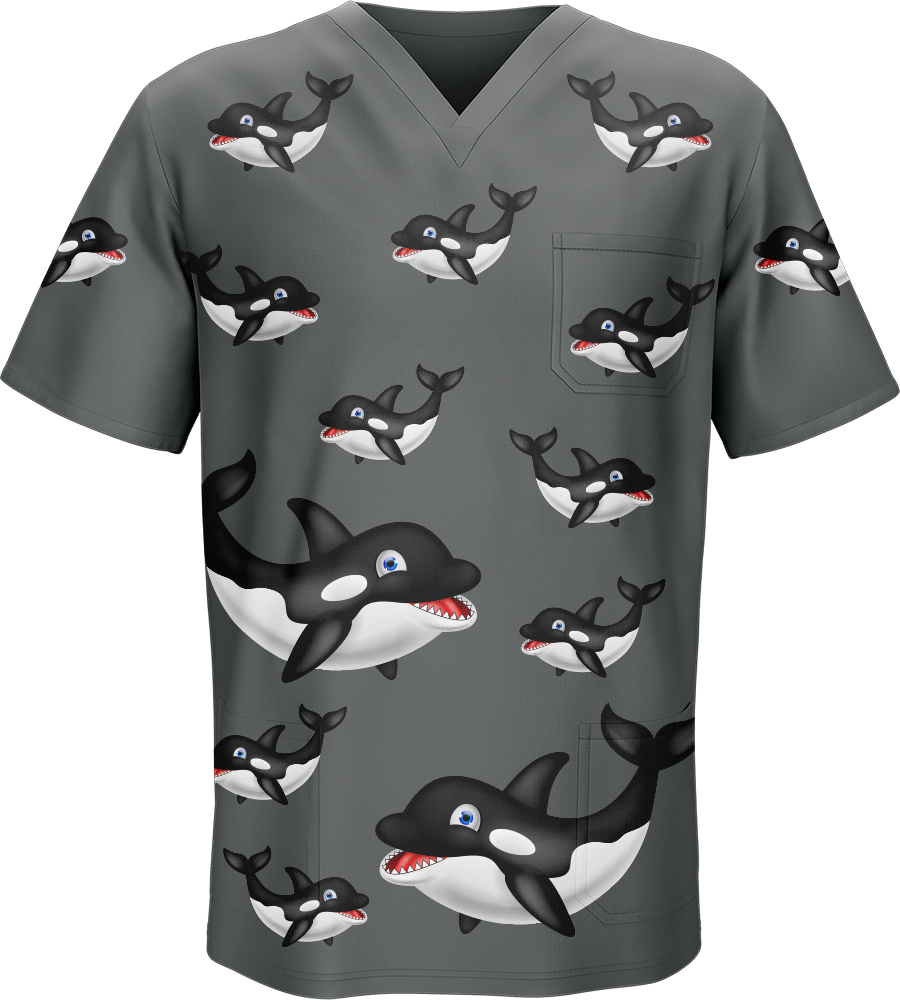 Orca Whale Scrubs