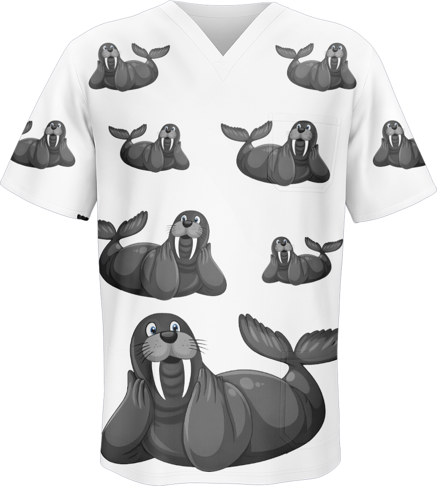 Sassy SeaLion Scrubs