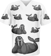 Sassy SeaLion Scrubs 2