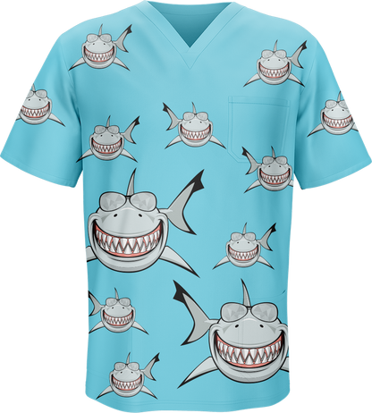 Snazzy Shark Scrubs