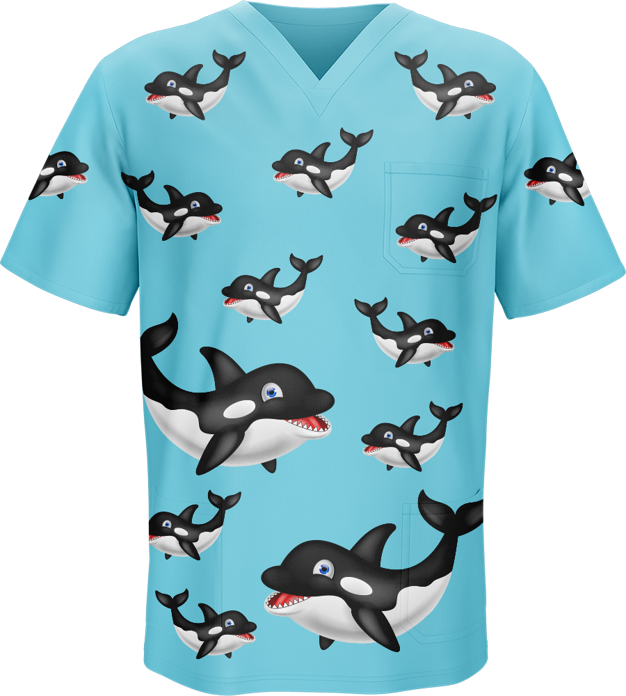 Orca Whale Scrubs