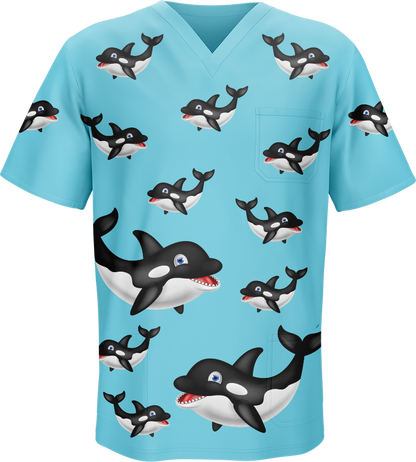 Orca Whale Scrubs