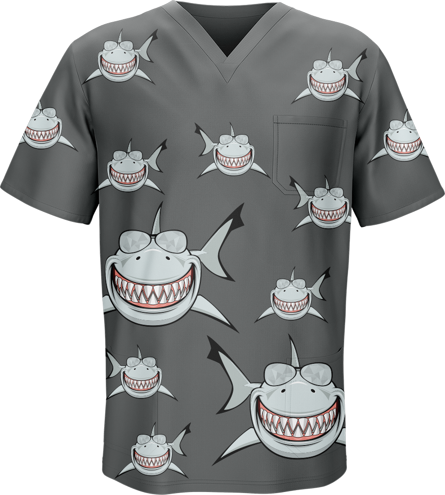 Snazzy Shark Scrubs