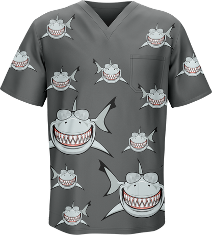 Snazzy Shark Scrubs