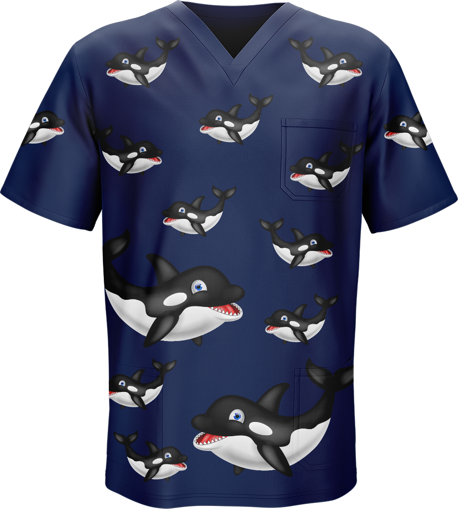 Orca Whale Scrubs