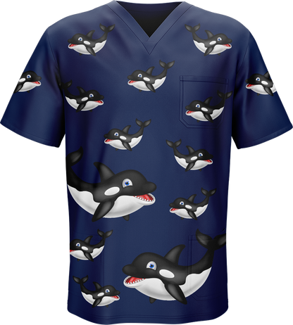 Orca Whale Scrubs