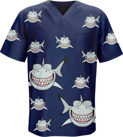 Snazzy Shark Scrubs