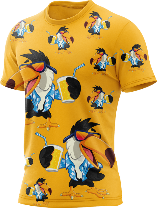 Trendy Toucan Rash Shirt Short Sleeve