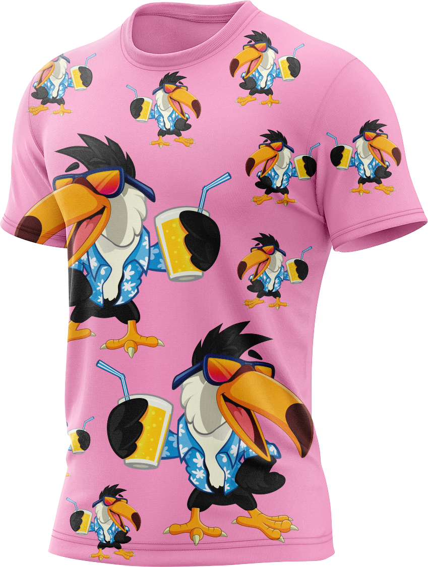 Trendy Toucan Rash Shirt Short Sleeve