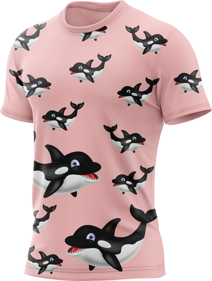 Orca Whale Rash Shirt Short Sleeve