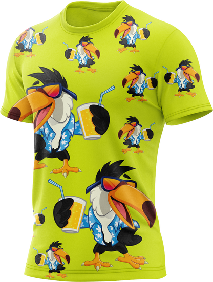 Trendy Toucan Rash Shirt Short Sleeve