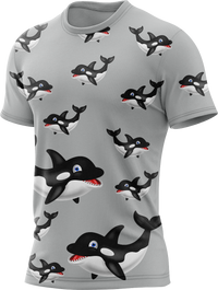 Orca Whale Rash Shirt Short Sleeve 1