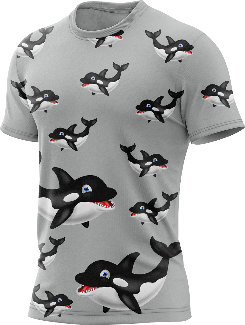 Orca Whale Rash Shirt Short Sleeve