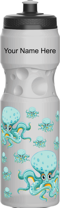Octopus without beer Water Bottles 14