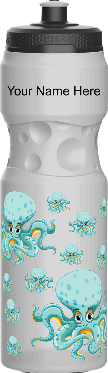 Octopus without beer Water Bottles