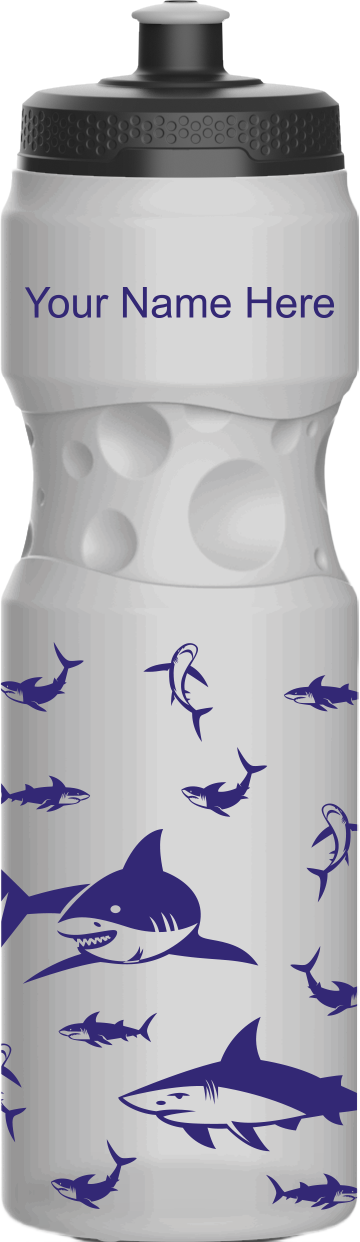 Swim With Sharks Water Bottles