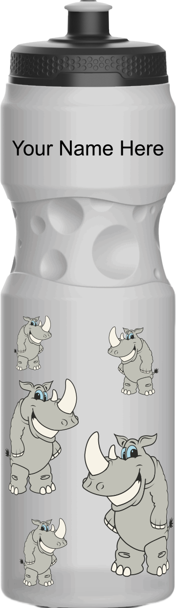 Racy Rhinocerus Water Bottles