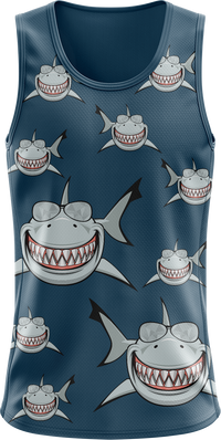Snazzy Shark Singlets 2