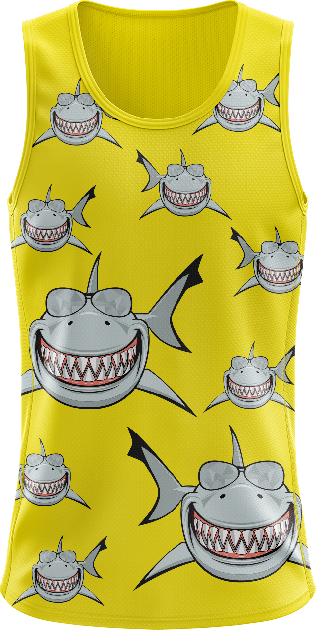 Snazzy Shark Singlets