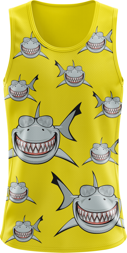 Snazzy Shark Singlets