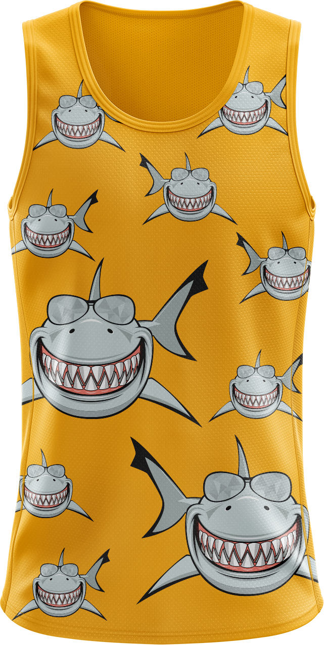 Snazzy Shark Singlets