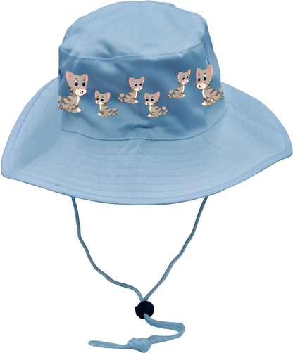 Playful Pussycat Wide Brim Hat