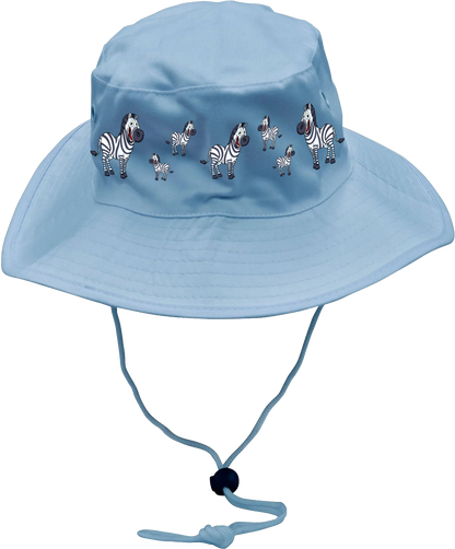 Ziva Zebra Wide Brim Hat
