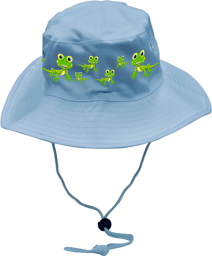 Indigenous Gecko Wide Brim Hat