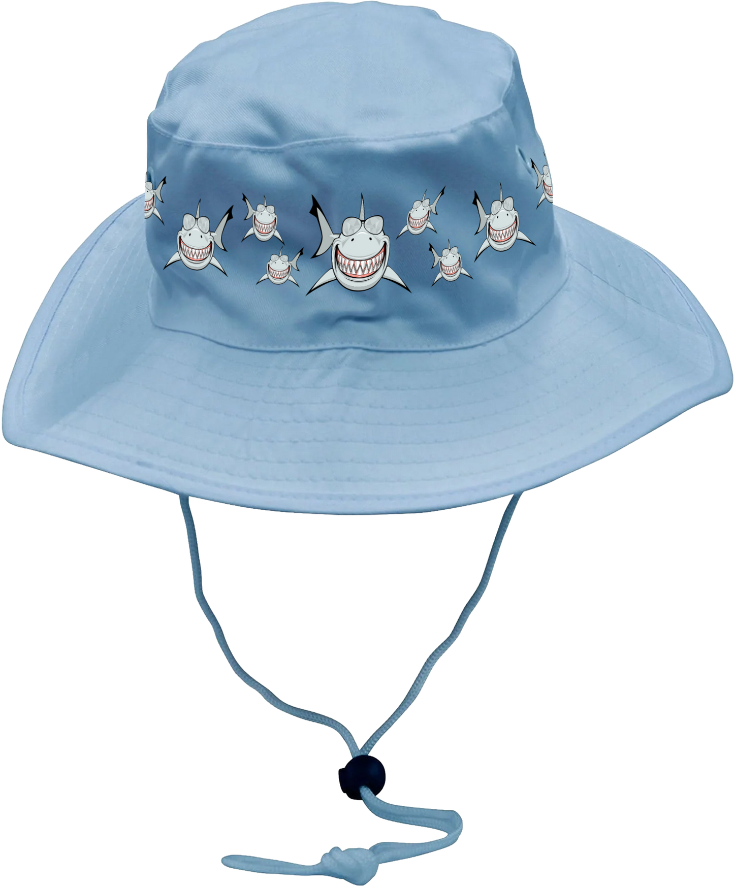 Snazzy Sharks Wide Brim Hat