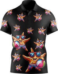 Sunloving Star Fish Men's Short Sleeve Polo 1