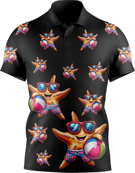 Star Fish Men's Short Sleeve Polo