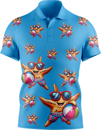 Sunloving Star Fish Men's Short Sleeve Polo 2