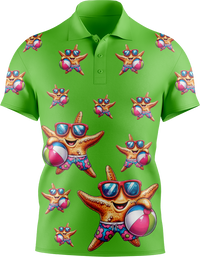 Sunloving Star Fish Men's Short Sleeve Polo 3