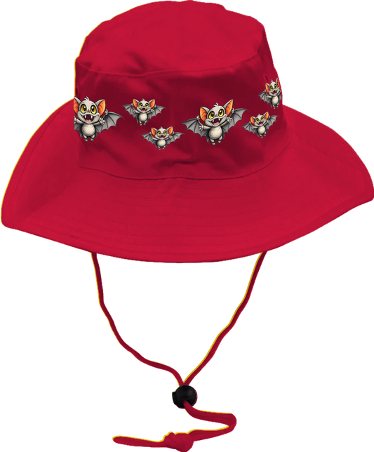 Chinchilla Bat Wide Brim Hat