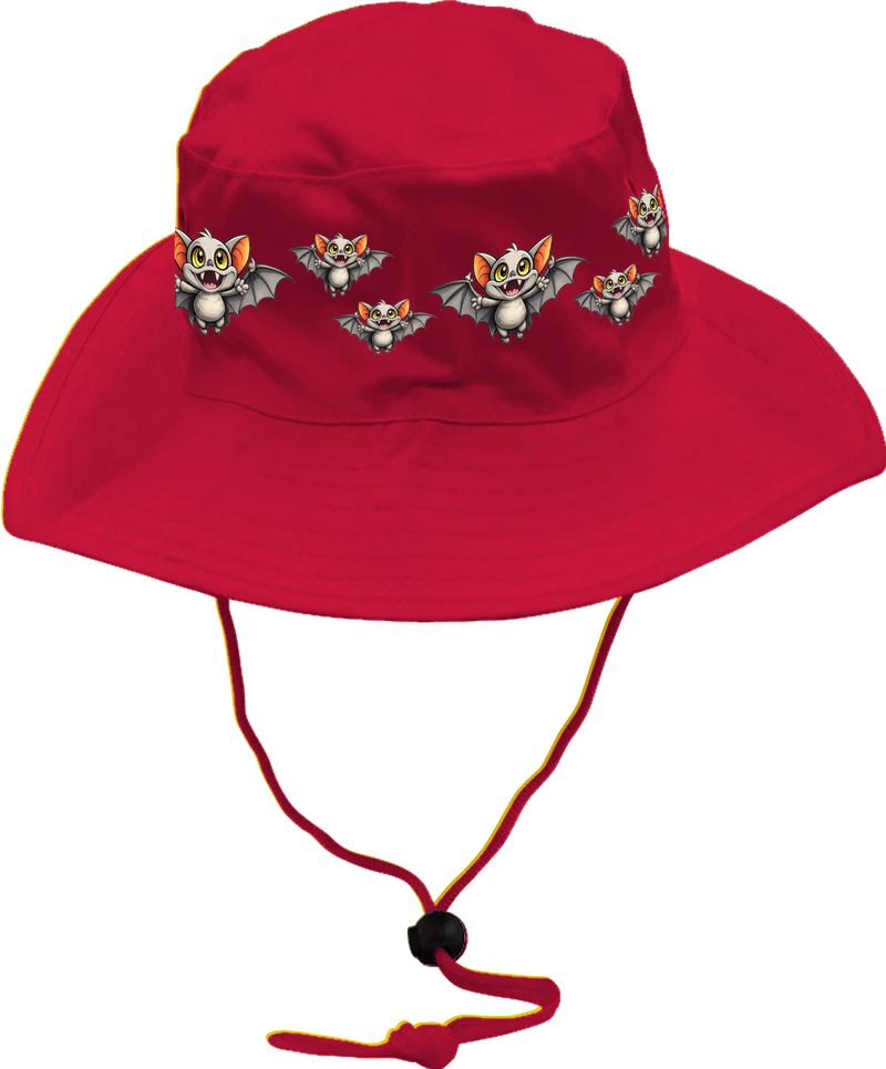 Chinchilla Bat Wide Brim Hat