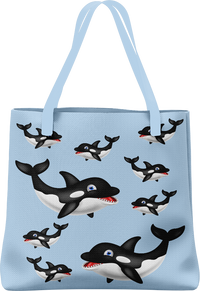 Orca Whale Tote Bag 2