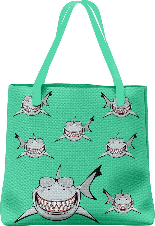 Snazzy Shark Tote Bag