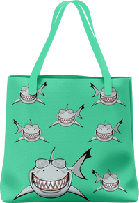 Snazzy Shark Tote Bag 3