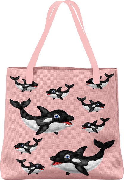 Orca Whale Tote Bag