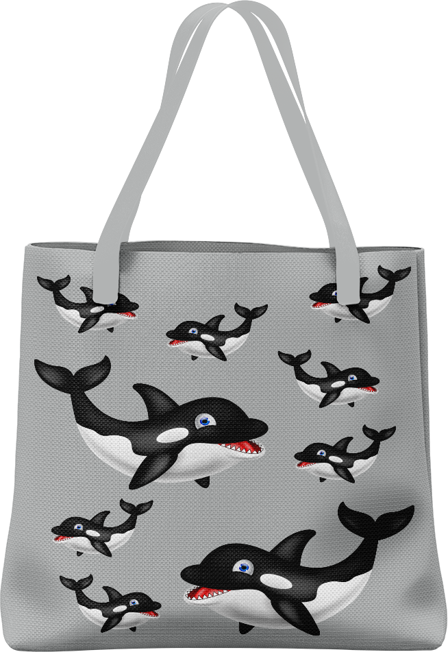 Orca Whale Tote Bag