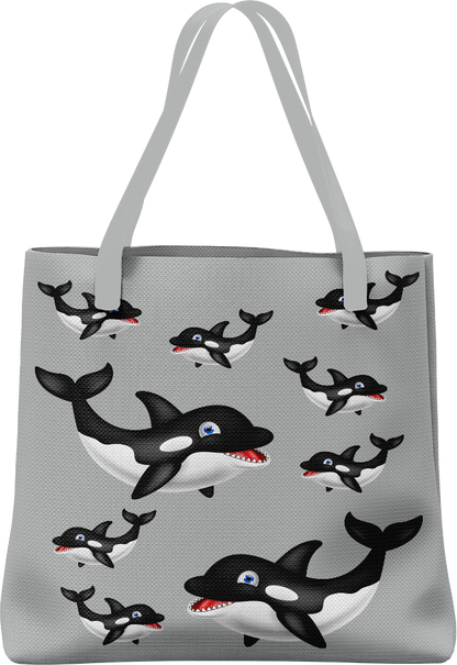 Orca Whale Tote Bag