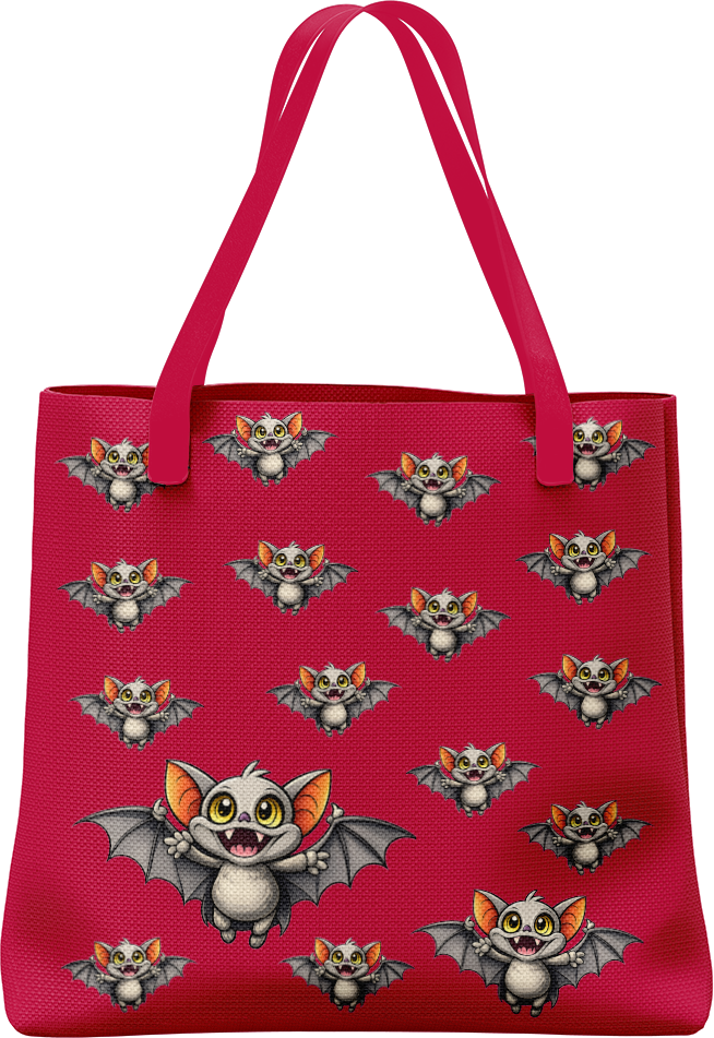 Chinchilla Bat Tote Bag