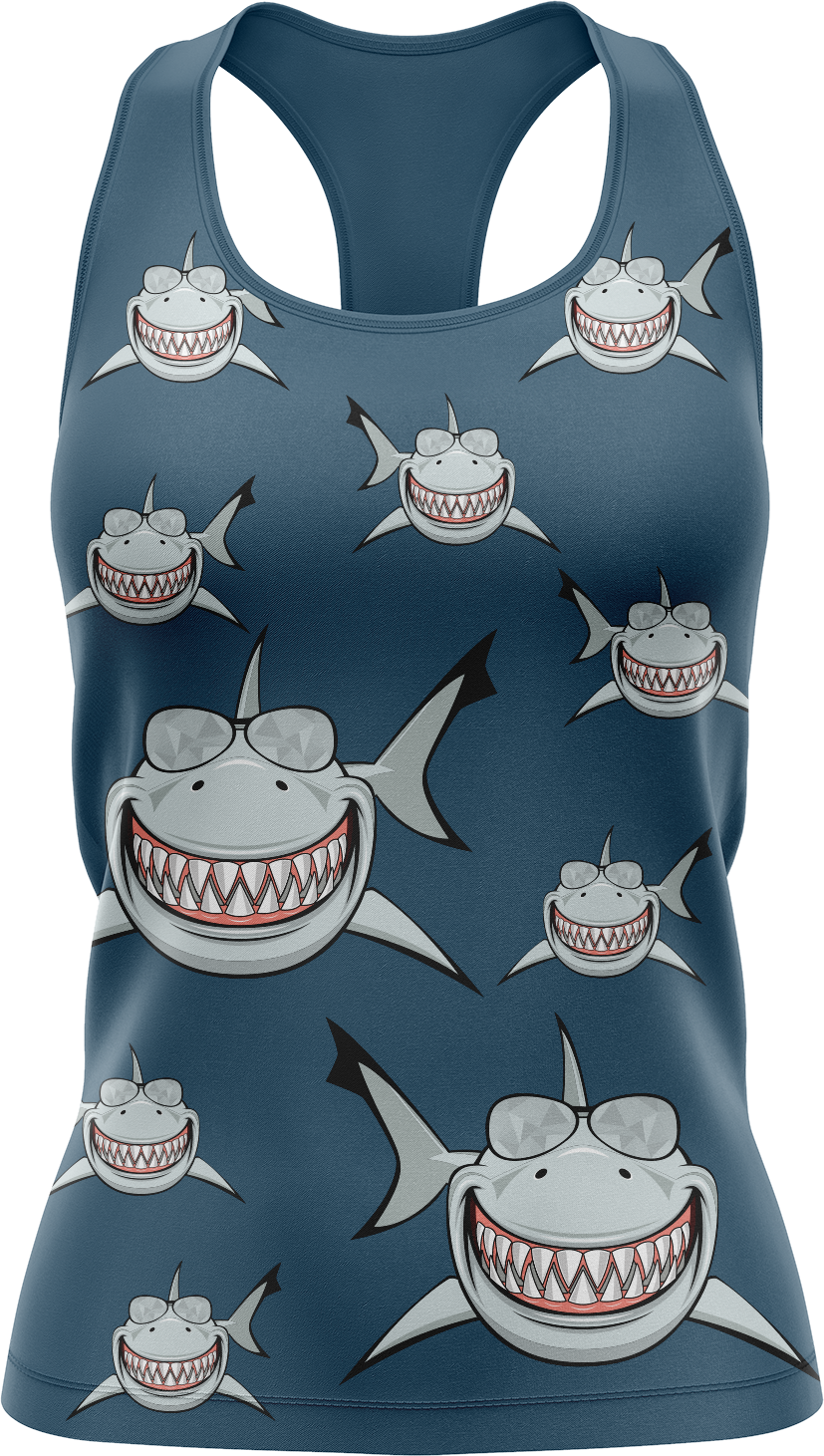 Snazzy Shark Singlets