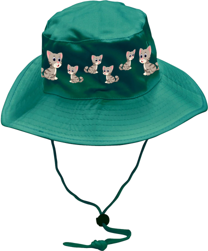 Playful Pussycat Wide Brim Hat