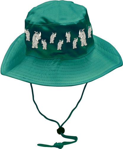 Racy Rhino Wide Brim Hat
