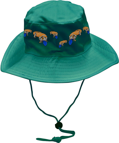 Bluey Lizard Wide Brim Hat